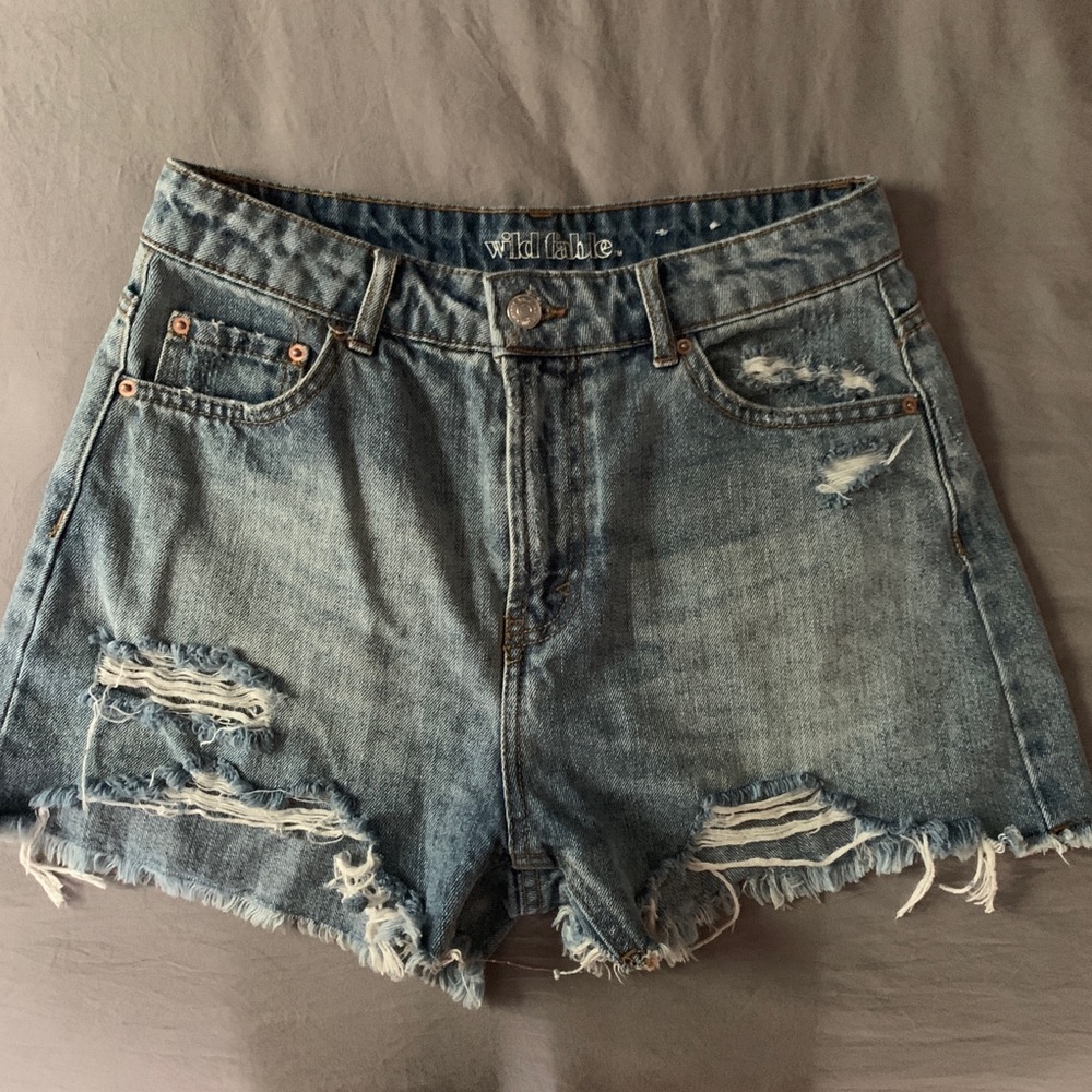 Wild Fable High-Waisted Denim Shorts
